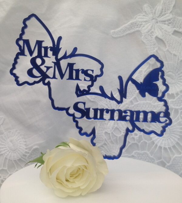Butterfly cake topper