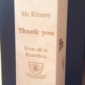 Hindge lid wooden wine box