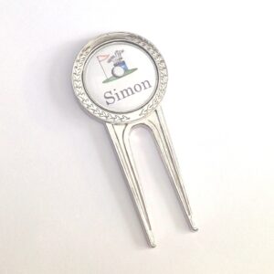 Large Golf divot/pitch mark repair tool