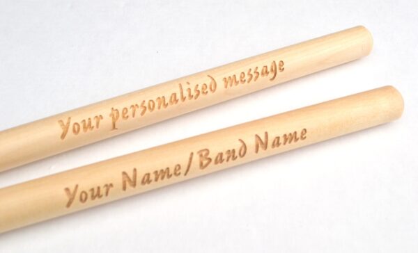 Personalised drum sticks