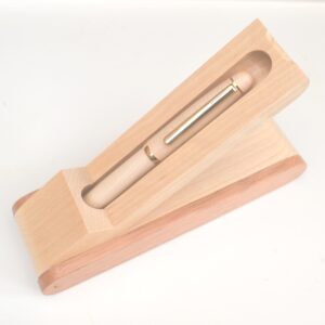 Maple pen holder and wooden pen